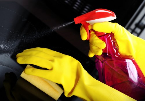Carpet cleaner assessing carpet condition and room layout in Fulham