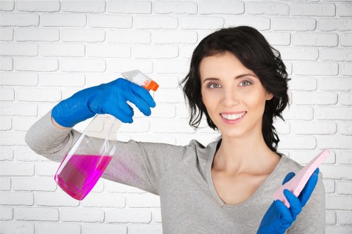Protective cleaning process for damp carpet treatment