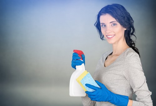 Bathroom descaling and sanitising during end of tenancy cleaning